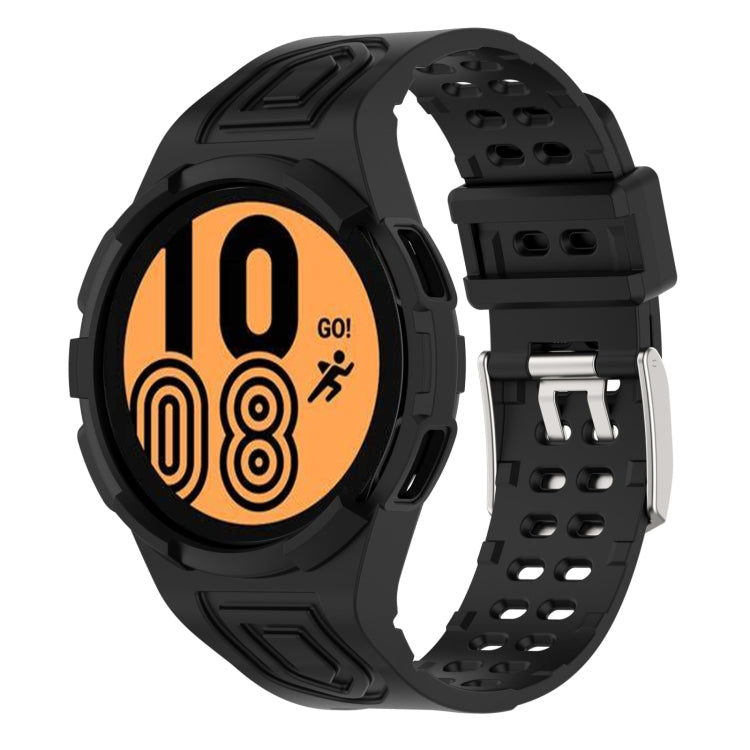 Bracelet de montre connectée à boucle double ardillon en TPU intégré blindé, pour Samsung Galaxy Watch5 40mm, pour Samsung Galaxy Watch5 44mm, pour Samsung Galaxy Watch4 44mm