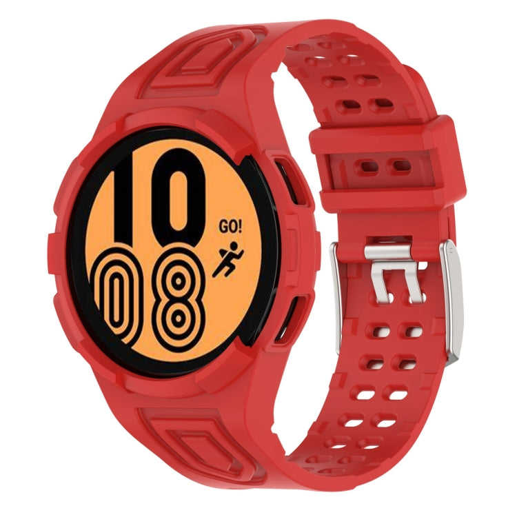 Bracelet de montre connectée à boucle double ardillon en TPU intégré blindé, pour Samsung Galaxy Watch5 40mm, pour Samsung Galaxy Watch5 44mm, pour Samsung Galaxy Watch4 44mm