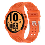 Bracelet de montre connectée à boucle double ardillon en TPU intégré blindé, pour Samsung Galaxy Watch5 40mm, pour Samsung Galaxy Watch5 44mm, pour Samsung Galaxy Watch4 44mm