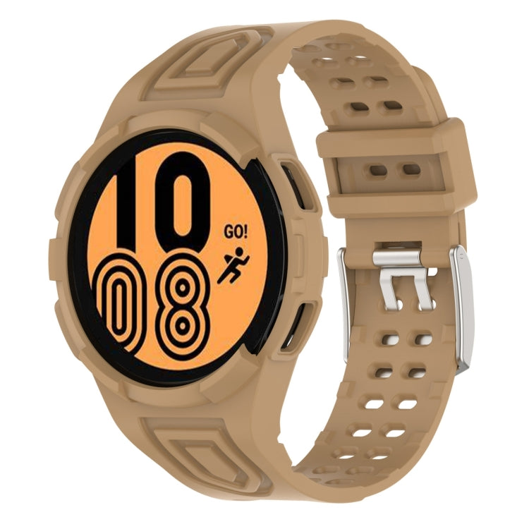 Bracelet de montre connectée à boucle double ardillon en TPU intégré blindé, pour Samsung Galaxy Watch5 40mm, pour Samsung Galaxy Watch5 44mm, pour Samsung Galaxy Watch4 44mm