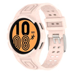 Bracelet de montre connectée à boucle double ardillon en TPU intégré blindé, pour Samsung Galaxy Watch5 40mm, pour Samsung Galaxy Watch5 44mm, pour Samsung Galaxy Watch4 44mm
