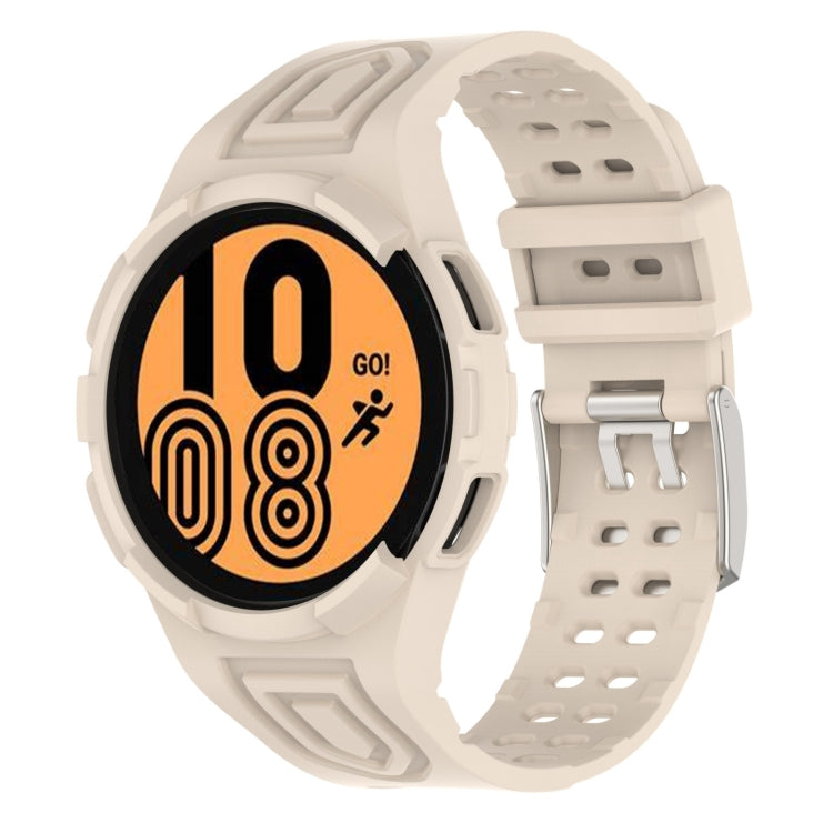 Bracelet de montre connectée à boucle double ardillon en TPU intégré blindé, pour Samsung Galaxy Watch5 40mm, pour Samsung Galaxy Watch5 44mm, pour Samsung Galaxy Watch4 44mm