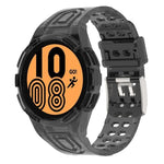 Bracelet de montre connectée à boucle double ardillon en TPU intégré blindé, pour Samsung Galaxy Watch5 40mm, pour Samsung Galaxy Watch5 44mm, pour Samsung Galaxy Watch4 44mm