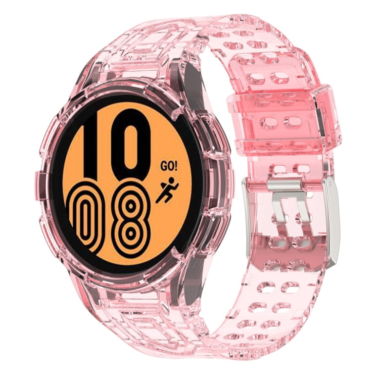 Bracelet de montre connectée à boucle double ardillon en TPU intégré blindé, pour Samsung Galaxy Watch5 40mm, pour Samsung Galaxy Watch5 44mm, pour Samsung Galaxy Watch4 44mm