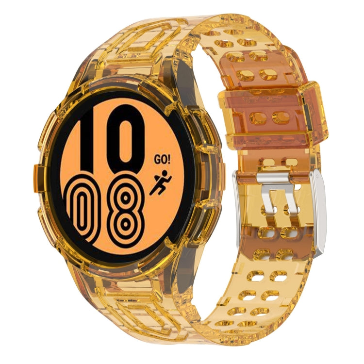Bracelet de montre connectée à boucle double ardillon en TPU intégré blindé, pour Samsung Galaxy Watch5 40mm, pour Samsung Galaxy Watch5 44mm, pour Samsung Galaxy Watch4 44mm