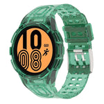 Bracelet de montre connectée à boucle double ardillon en TPU intégré blindé, pour Samsung Galaxy Watch5 40mm, pour Samsung Galaxy Watch5 44mm, pour Samsung Galaxy Watch4 44mm