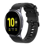 20mm Solid Color Soft Silicone Watch Band, For Samsung Galaxy Watch Active 2 44mm, For Samsung Galaxy Watch 42mm