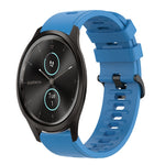 20mm Solid Color Soft Silicone Watch Band, For Garmin Garminmove Style, For Garmin Forerunner 645 Music