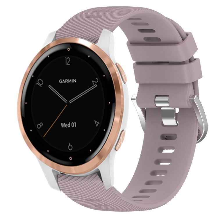 18mm Solid Color Silicone Watch Band, For Garminmove3S, For GarminActive S