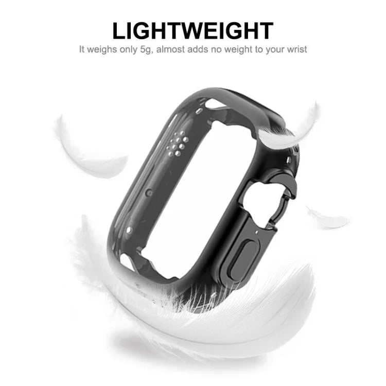 Étui transparent ENKAY en TPU avec film protecteur d'écran pour Apple Watch Ultra 3/2/1 49 mm