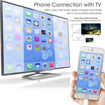 Câble adaptateur HDMI 1080P USB vers HDTV, dongle USB mâle + USB femelle vers HDMI mâle câble de mise en miroir HDTV 1080P pour téléphone/tablette et plus pour partage en streaming
