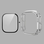 For Apple Watch Ultra 3 / 2 / 1 49mm ENKAY 2 in 1 PC Case + Full Coverage 9H Tempered Glass Film