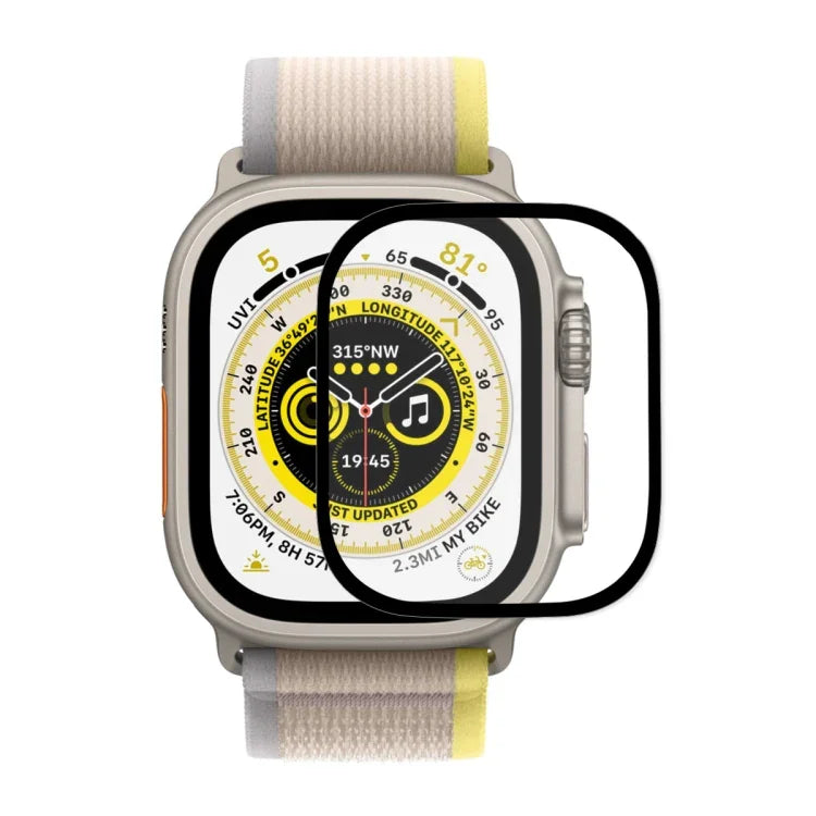 Pour Apple Watch Ultra 1 / 2 / 3 49mm ENKAY 9H Film de protection en verre trempé à couverture complète, 1 pièce, 2 pièces, 5 pièces, 10 pièces