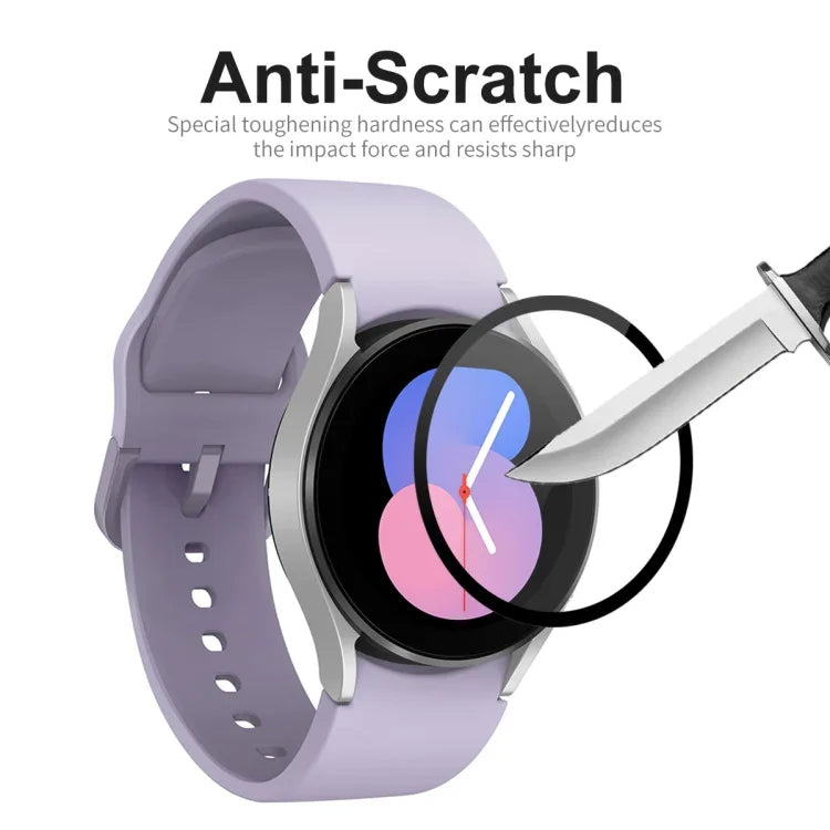 Pour Samsung Galaxy Watch5 40mm Film de protection en verre trempé ENKAY 9H à couverture complète, 1 pièce, 2 pièces, 5 pièces, 10 pièces