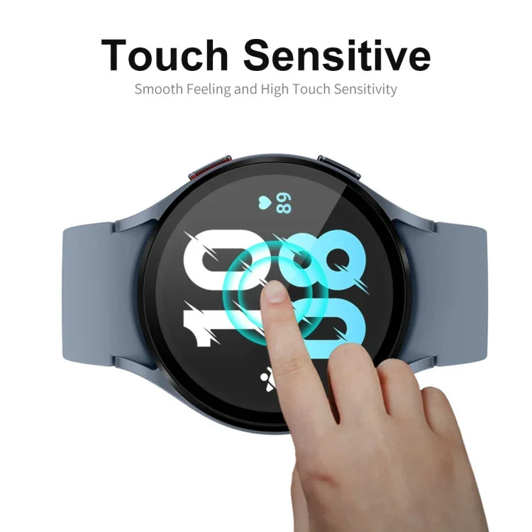 Pour Samsung Galaxy Watch5 44mm ENKAY Film de protection d'écran en verre trempé 9H couverture complète, 1 pièce, 2 pièces, 5 pièces, 10 pièces