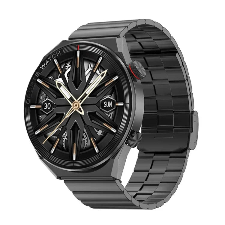 Montre connectée DT3 Mate avec écran couleur de 1,5 pouce, compatible avec la surveillance de la fréquence cardiaque et de la pression artérielle.