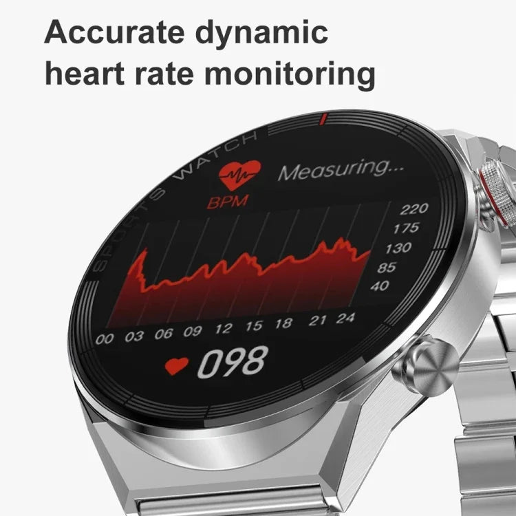 Montre connectée DT3 Mate avec écran couleur de 1,5 pouce, compatible avec la surveillance de la fréquence cardiaque et de la pression artérielle.