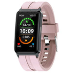 Montre connectée EP01 avec écran couleur de 1,47 pouce, compatible avec la surveillance de la fréquence cardiaque et de la pression artérielle.