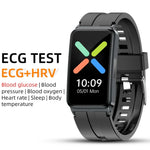 Montre connectée EP01 avec écran couleur de 1,47 pouce, compatible avec la surveillance de la fréquence cardiaque et de la pression artérielle.