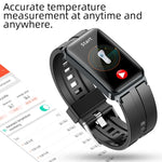Montre connectée EP01 avec écran couleur de 1,47 pouce, compatible avec la surveillance de la fréquence cardiaque et de la pression artérielle.