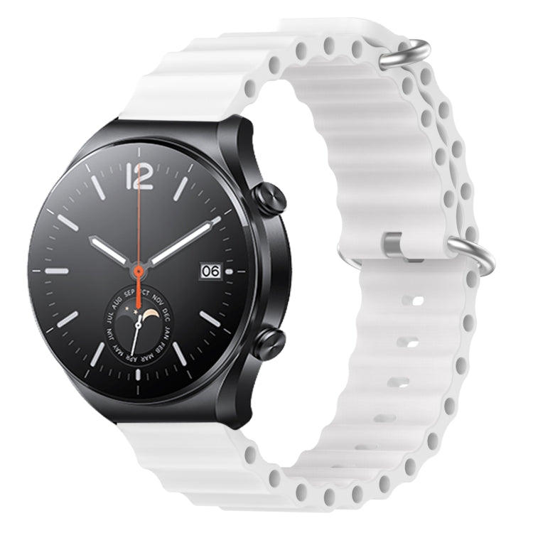 22mm Ocean Style Silicone Solid Color Watch Band, For Xiaomi MI Watch S1, For Xiaomi MI Watch S1 Pro, For Xiaomi MI Watch Color 2, For Xiaomi MI Watch Sport