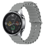 22mm Ocean Style Silicone Solid Color Watch Band, For Xiaomi MI Watch Color