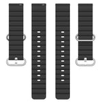 Bracelet de montre 22mm en silicone de style océan de couleur unie, pour Samsung Galaxy Watch3 45mm, pour Samsung Galaxy Watch 46mm, pour Samsung Gear S3 Classic, pour Samsung Gear S3 Frontier