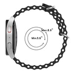 Bracelet de montre 22mm en silicone de style océan de couleur unie, pour Samsung Galaxy Watch3 45mm, pour Samsung Galaxy Watch 46mm, pour Samsung Gear S3 Classic, pour Samsung Gear S3 Frontier