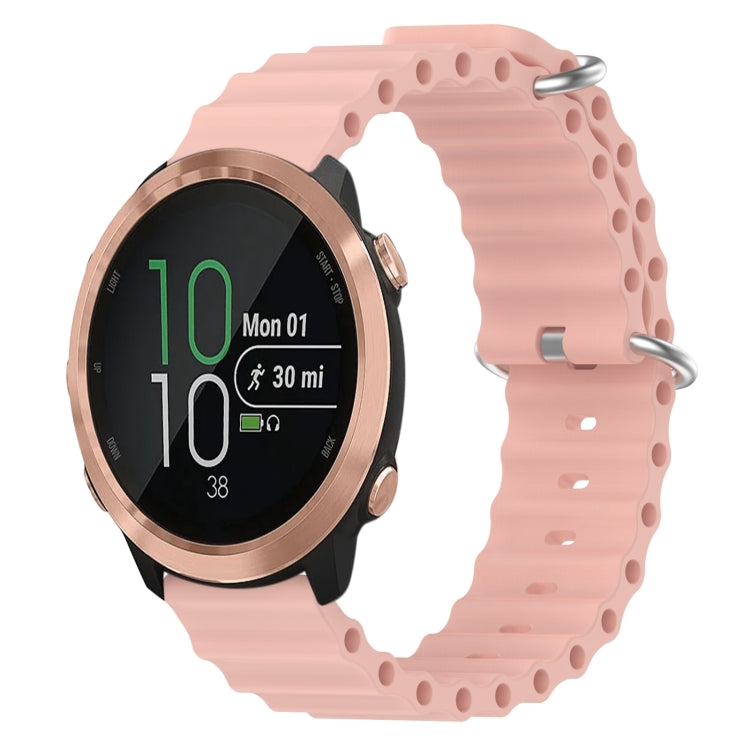 20mm Ocean Style Silicone Solid Color Watch Band, For Garmin Garminmove Style, For Garmin Forerunner 645 Music