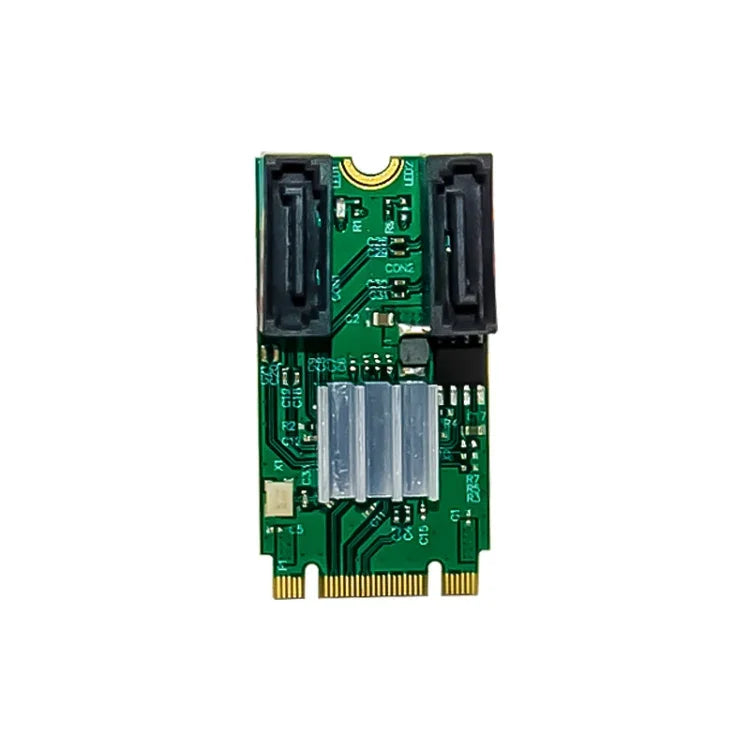 Adaptateur M.2 vers double SATA 3.0, ST551 6 Gbit/s PCIe B+M clé vers 2 ports SATA 3.0