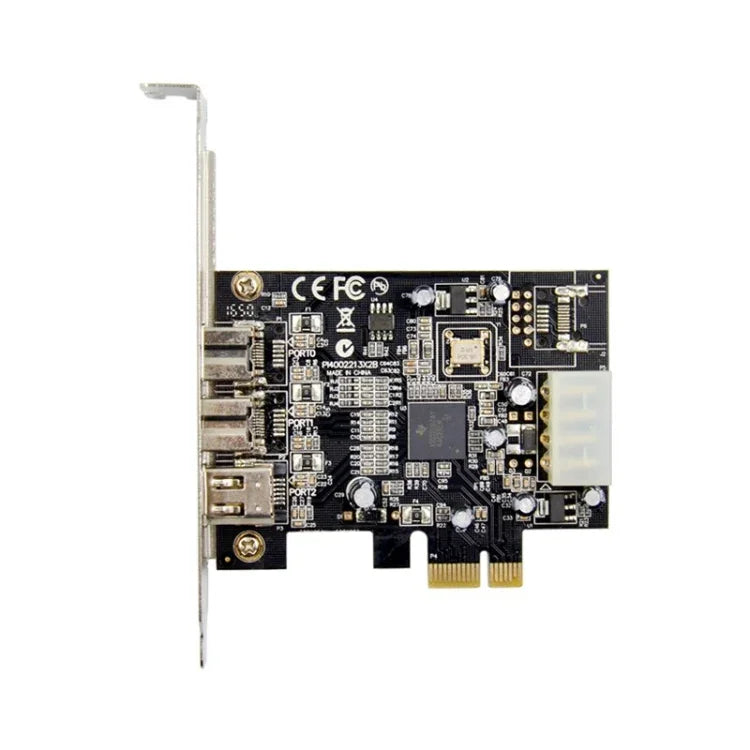 Carte PCI Express ST23 à 3 ports Firewire 1394B et 1394A PCIe 1.1 x1, ST23