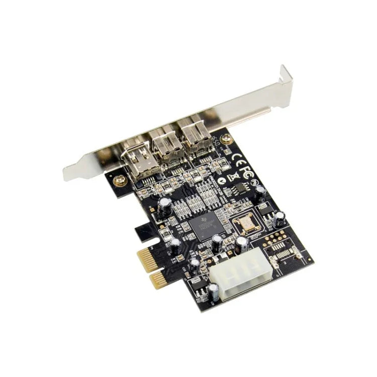 Carte PCI Express ST23 à 3 ports Firewire 1394B et 1394A PCIe 1.1 x1, ST23