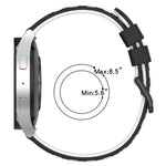 22mm Two-Color Porous Silicone Watch Band, For Amazfit 3, For Amazfit GTR 47mm