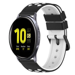 Bracelet de montre en silicone bicolore de 22 mm, pour Samsung Galaxy Watch Active2 44 mm, pour Samsung Galaxy Watch 42 mm