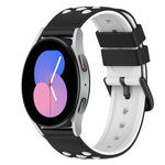 Bracelet de montre en silicone bicolore de 22 mm, pour Samsung Galaxy Watch Active2 44 mm, pour Samsung Galaxy Watch 42 mm