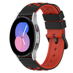 Bracelet de montre en silicone bicolore de 22 mm, pour Samsung Galaxy Watch Active2 44 mm, pour Samsung Galaxy Watch 42 mm