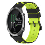 22mm Two-Color Silicone Watch Band, For Garmin Garminmove Style, For Garmin Forerunner 645 Music