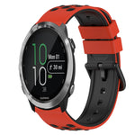 22mm Two-Color Silicone Watch Band, For Garmin Garminmove Style, For Garmin Forerunner 645 Music