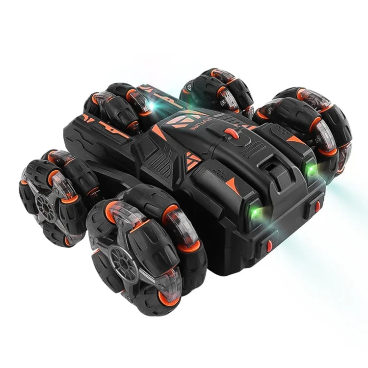 Voiture acrobatique MoFun à cinq roues avec bras oscillant à 360°, voiture télécommandée multifonctionnelle 2,4 GHz, commande simple ou double.