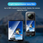 Film protecteur incurvé transparent HD STARTRC (2 pièces) pour Insta360 X3