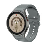 Bracelet de montre en silicone à boucle, couleur unie à pois ondulés, pour Samsung Galaxy Watch 5 / 5 Pro, pour Samsung Galaxy Watch 4