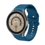 Bracelet de montre en silicone à boucle, couleur unie à pois ondulés, pour Samsung Galaxy Watch 5 / 5 Pro, pour Samsung Galaxy Watch 4