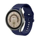 Bracelet de montre en silicone à boucle, couleur unie à pois ondulés, pour Samsung Galaxy Watch 5 / 5 Pro, pour Samsung Galaxy Watch 4
