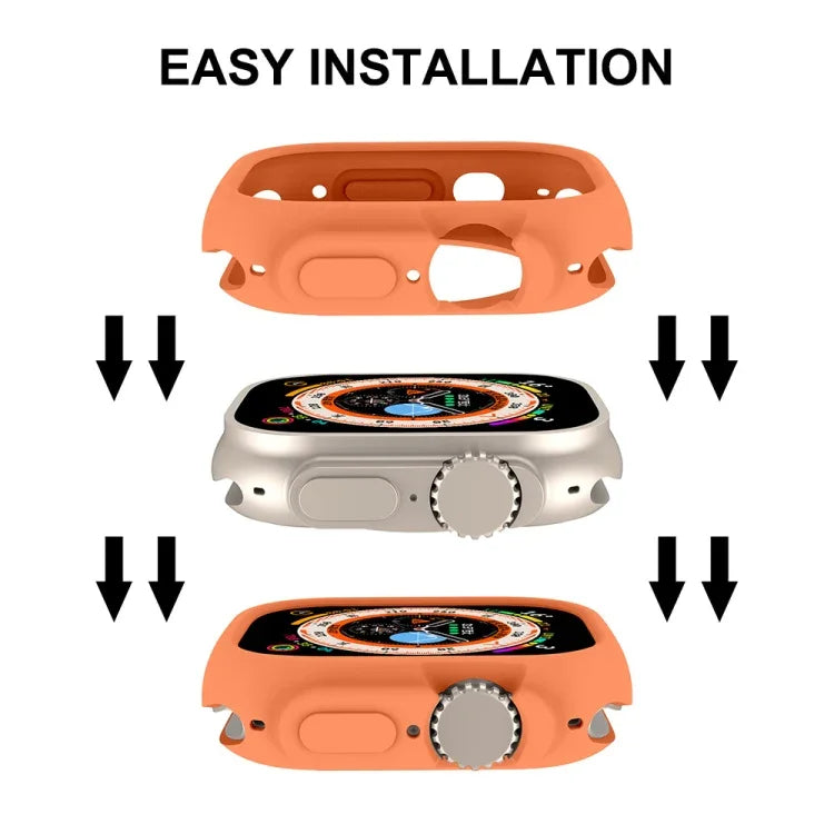 Étui de protection souple en TPU, couleur unie, pour Apple Watch Ultra 3/2/1 49 mm ENKAY