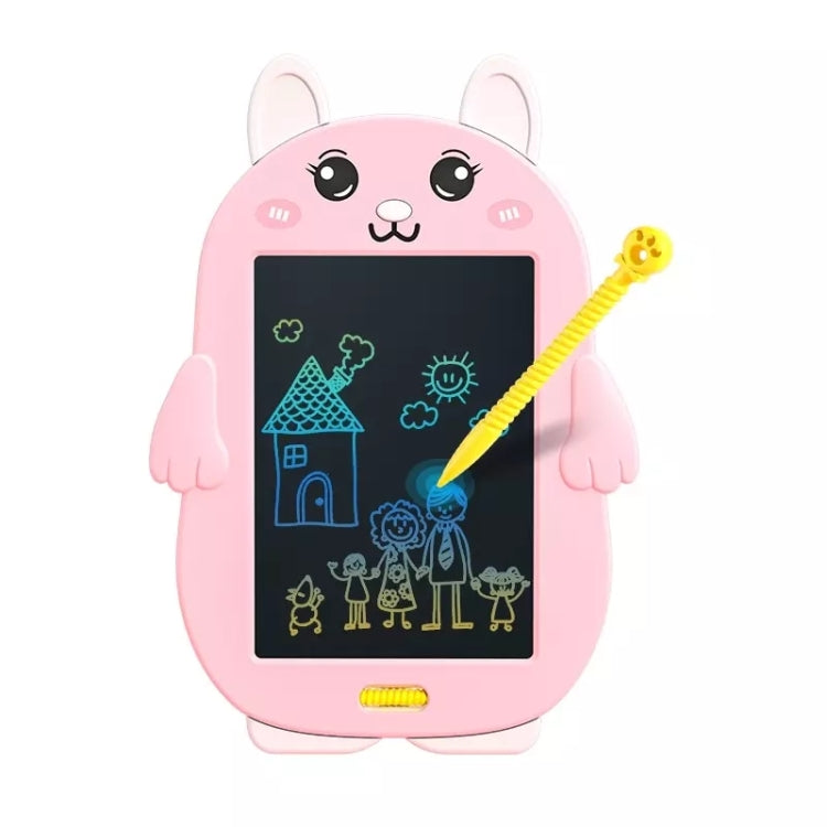 Tableau d’écriture coloré LCD ABS pour enfants HYD-8511, dessin graffiti, lapin