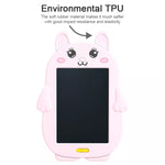 Tableau d’écriture coloré LCD ABS pour enfants HYD-8511, dessin graffiti, lapin