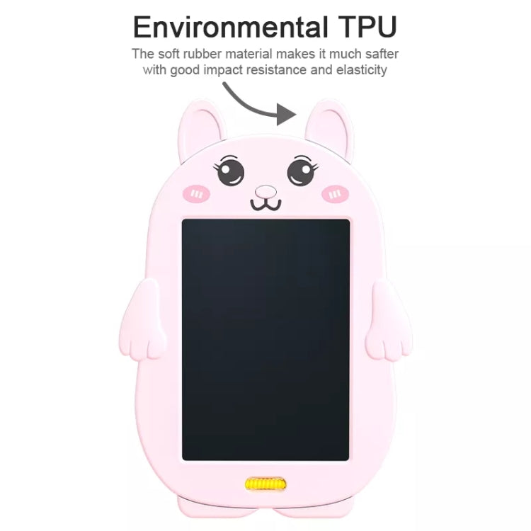 Tableau d’écriture coloré LCD ABS pour enfants HYD-8511, dessin graffiti, lapin