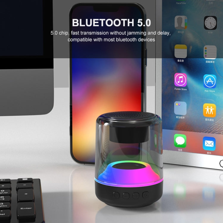 Haut-parleur Bluetooth sans fil ENKAY Hat-Prince portable avec lumière RGB, S, L