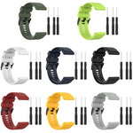 26mm Horizontal Texture Silicone Watch Band with Removal Tool, For Garmin Fenix 7X, For Garmin Fenix 7X Solar, For Garmin Tactix Delta, For Garmin Enduro, For Garmin Fenix 6X, For Garmin Fenix 6X Pro