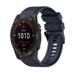 26mm Horizontal Texture Silicone Watch Band with Removal Tool, For Garmin Fenix 7X, For Garmin Fenix 7X Solar, For Garmin Tactix Delta, For Garmin Enduro, For Garmin Fenix 6X, For Garmin Fenix 6X Pro